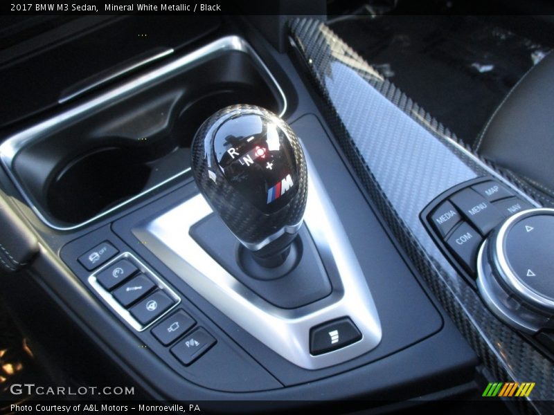 Mineral White Metallic / Black 2017 BMW M3 Sedan