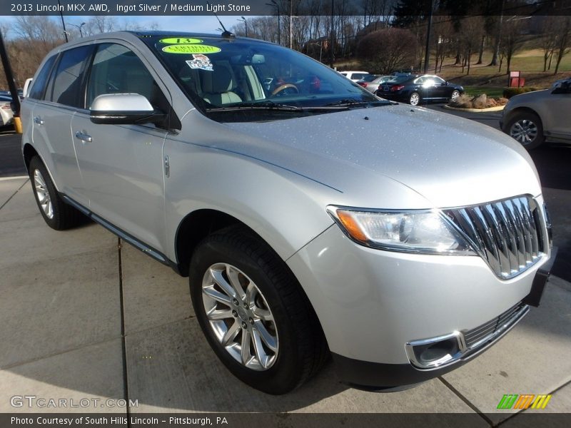 Ingot Silver / Medium Light Stone 2013 Lincoln MKX AWD