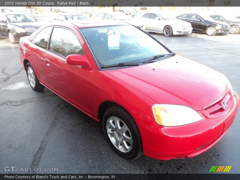 Rallye Red / Black 2003 Honda Civic EX Coupe