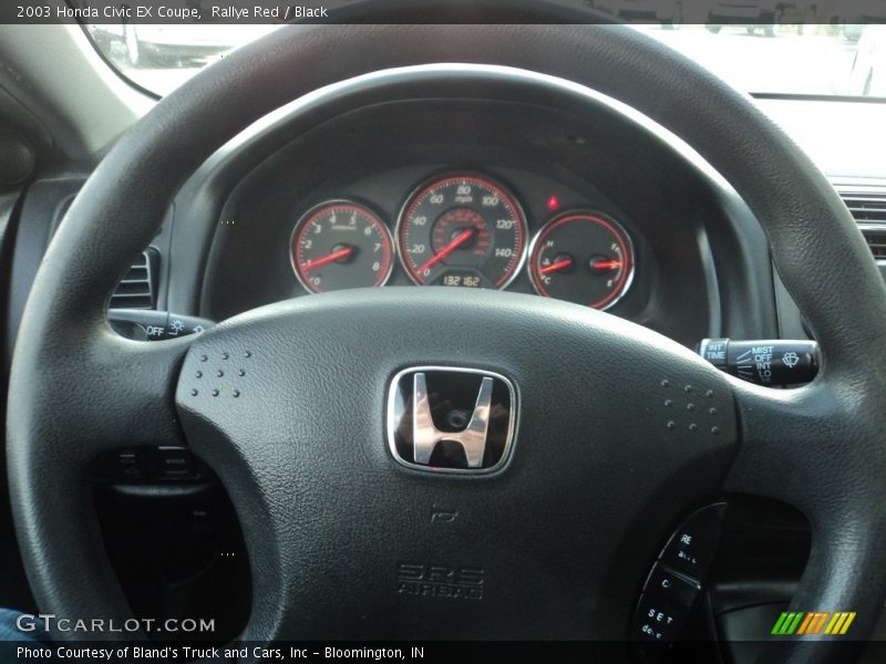 Rallye Red / Black 2003 Honda Civic EX Coupe