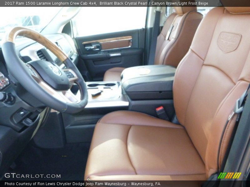 Front Seat of 2017 1500 Laramie Longhorn Crew Cab 4x4