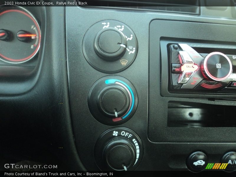 Rallye Red / Black 2003 Honda Civic EX Coupe