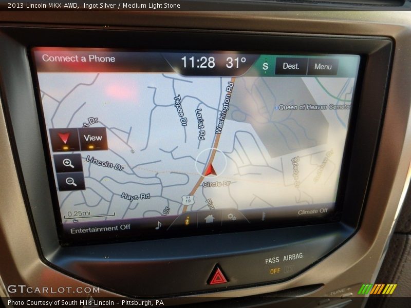 Ingot Silver / Medium Light Stone 2013 Lincoln MKX AWD