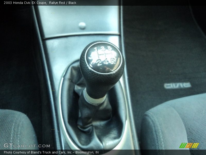 Rallye Red / Black 2003 Honda Civic EX Coupe