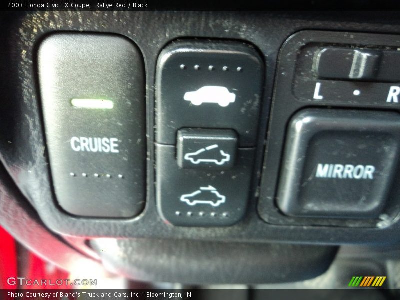 Rallye Red / Black 2003 Honda Civic EX Coupe
