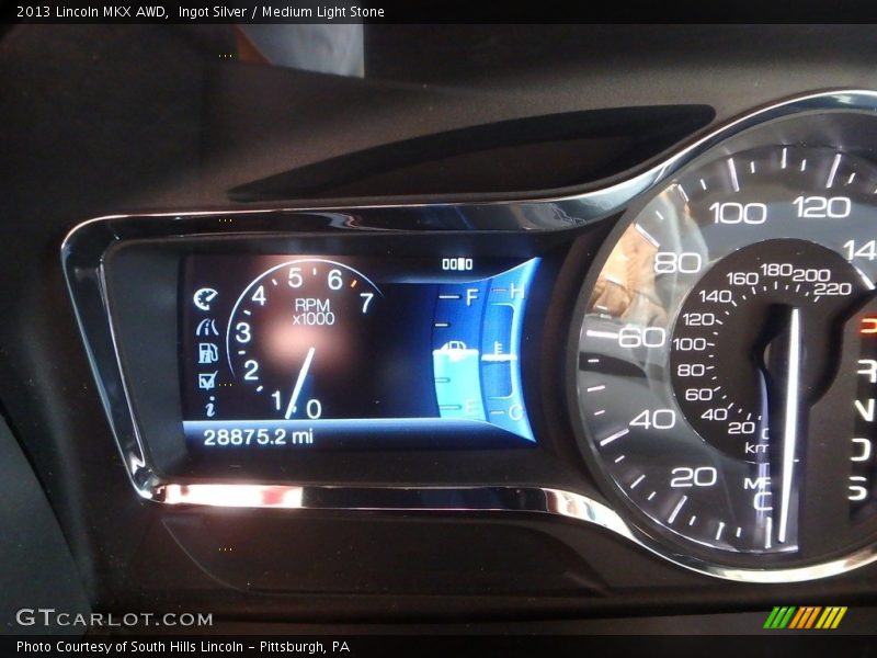 Ingot Silver / Medium Light Stone 2013 Lincoln MKX AWD