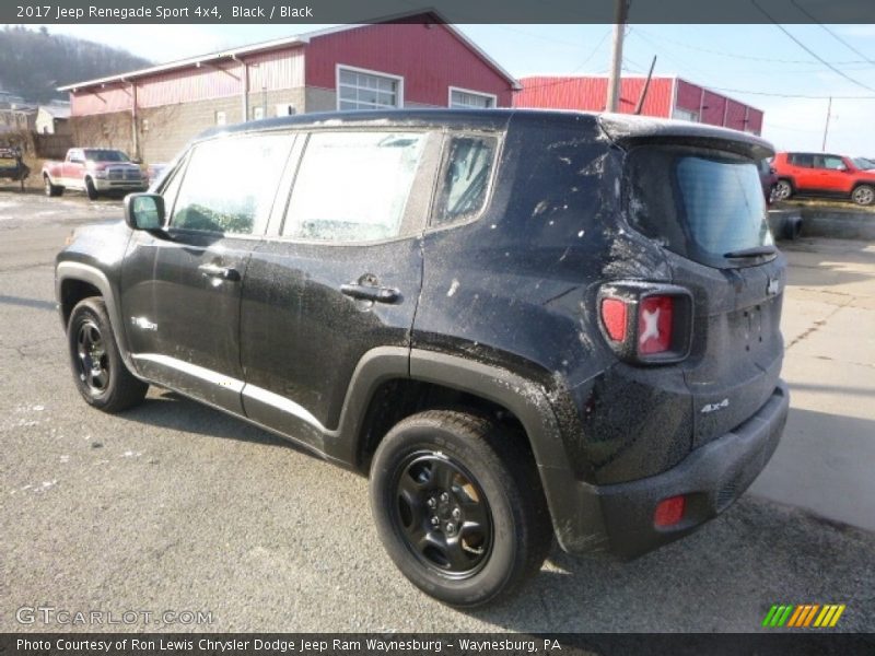 Black / Black 2017 Jeep Renegade Sport 4x4