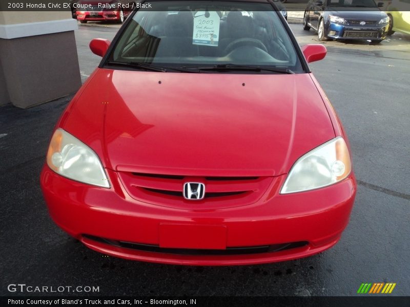 Rallye Red / Black 2003 Honda Civic EX Coupe