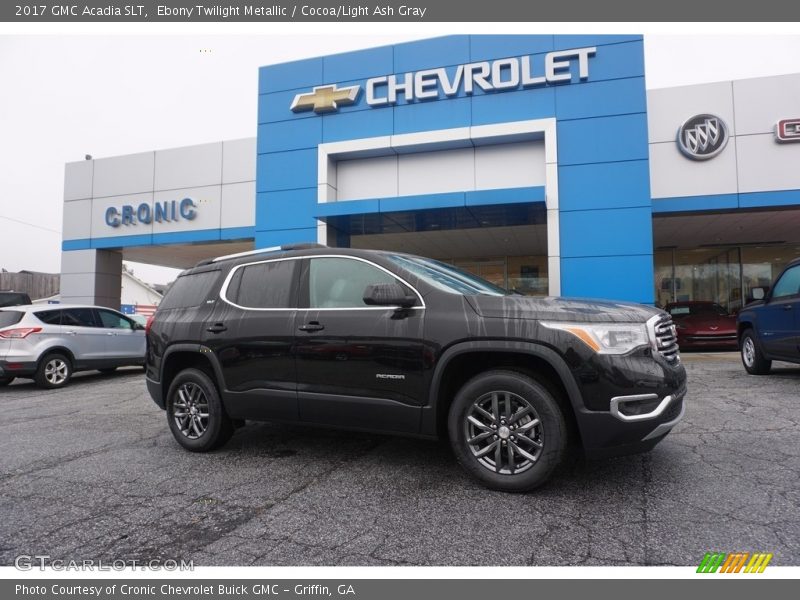 Ebony Twilight Metallic / Cocoa/Light Ash Gray 2017 GMC Acadia SLT