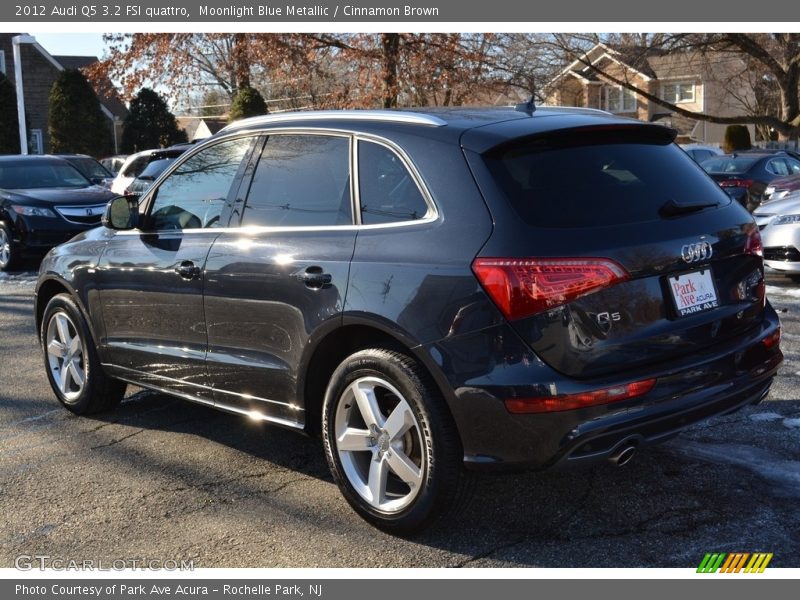 Moonlight Blue Metallic / Cinnamon Brown 2012 Audi Q5 3.2 FSI quattro