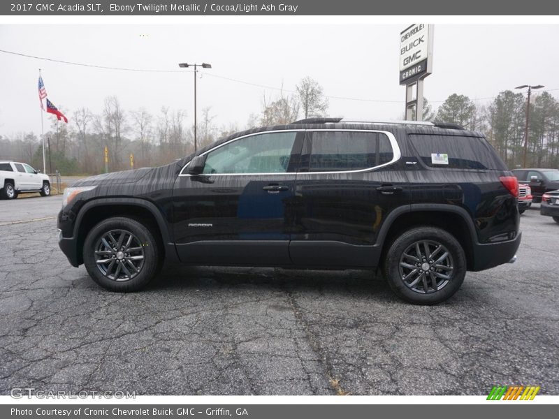 Ebony Twilight Metallic / Cocoa/Light Ash Gray 2017 GMC Acadia SLT