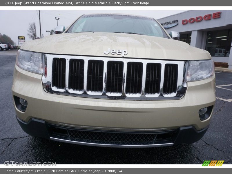 White Gold Metallic / Black/Light Frost Beige 2011 Jeep Grand Cherokee Limited 4x4