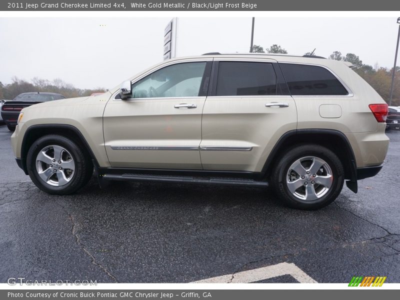 White Gold Metallic / Black/Light Frost Beige 2011 Jeep Grand Cherokee Limited 4x4