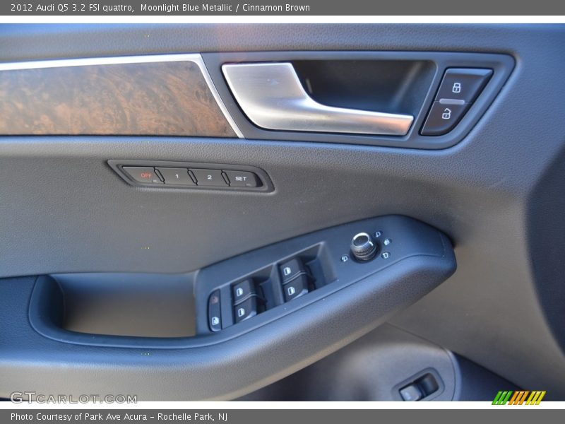 Moonlight Blue Metallic / Cinnamon Brown 2012 Audi Q5 3.2 FSI quattro