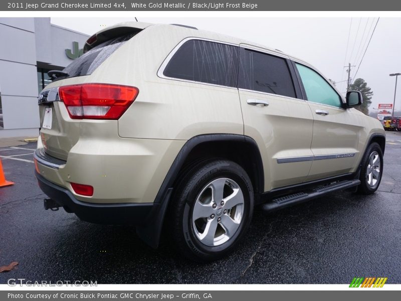 White Gold Metallic / Black/Light Frost Beige 2011 Jeep Grand Cherokee Limited 4x4