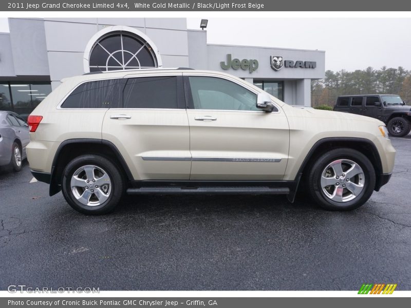 White Gold Metallic / Black/Light Frost Beige 2011 Jeep Grand Cherokee Limited 4x4