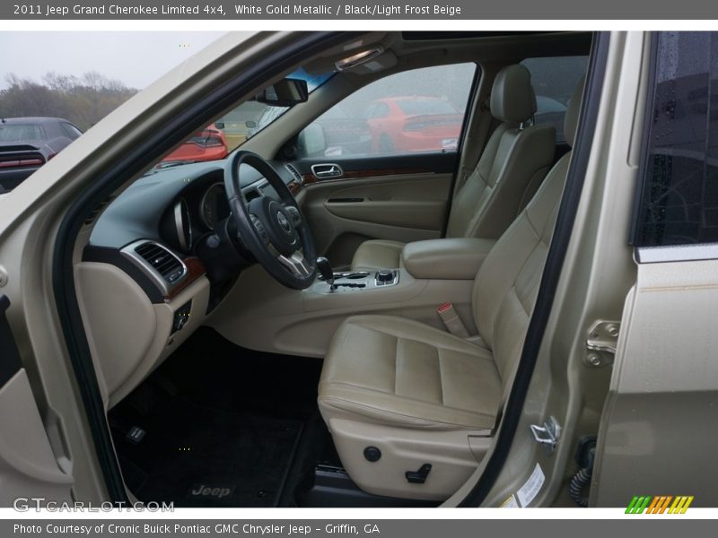 White Gold Metallic / Black/Light Frost Beige 2011 Jeep Grand Cherokee Limited 4x4