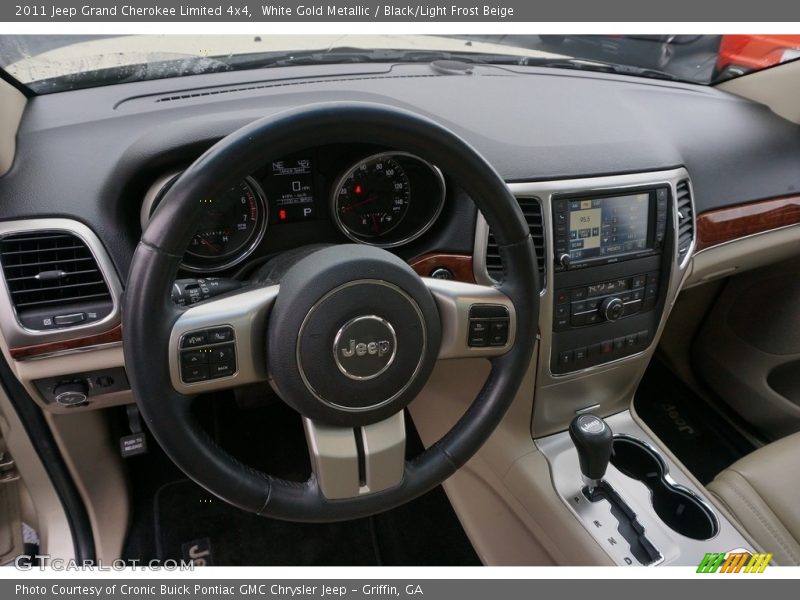 White Gold Metallic / Black/Light Frost Beige 2011 Jeep Grand Cherokee Limited 4x4