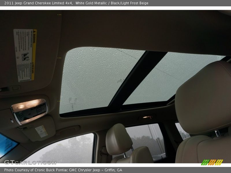 White Gold Metallic / Black/Light Frost Beige 2011 Jeep Grand Cherokee Limited 4x4