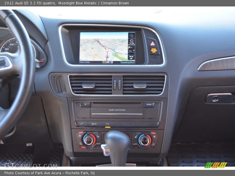 Moonlight Blue Metallic / Cinnamon Brown 2012 Audi Q5 3.2 FSI quattro