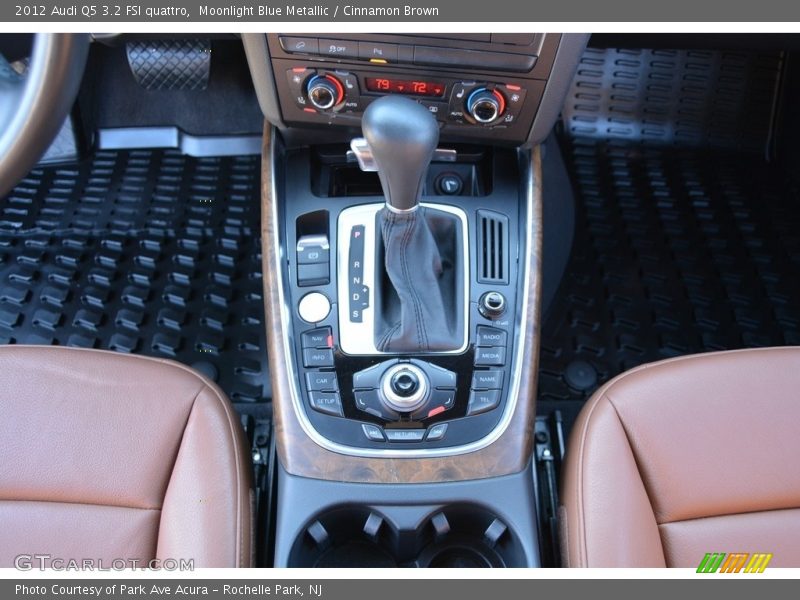 Moonlight Blue Metallic / Cinnamon Brown 2012 Audi Q5 3.2 FSI quattro