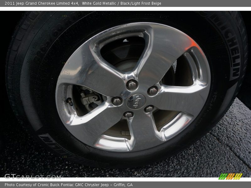 White Gold Metallic / Black/Light Frost Beige 2011 Jeep Grand Cherokee Limited 4x4