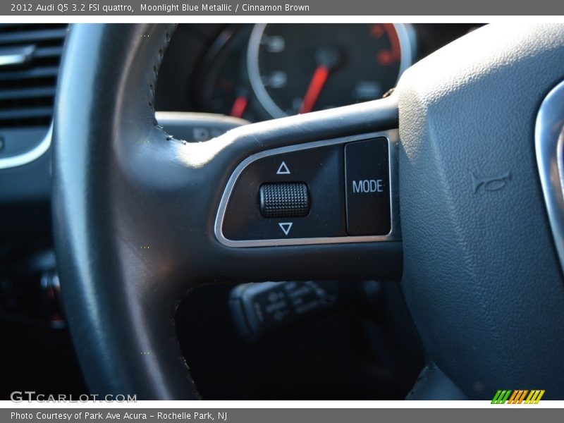 Moonlight Blue Metallic / Cinnamon Brown 2012 Audi Q5 3.2 FSI quattro