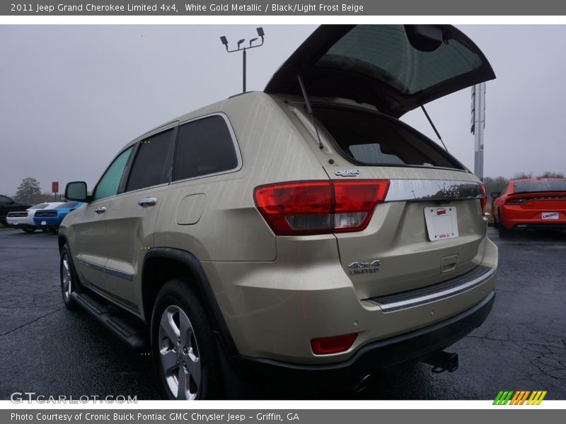 White Gold Metallic / Black/Light Frost Beige 2011 Jeep Grand Cherokee Limited 4x4