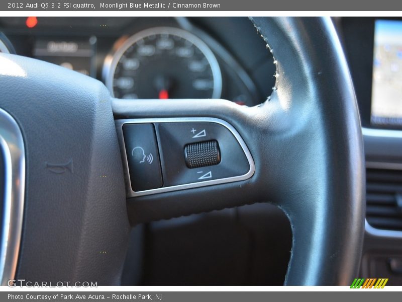 Moonlight Blue Metallic / Cinnamon Brown 2012 Audi Q5 3.2 FSI quattro