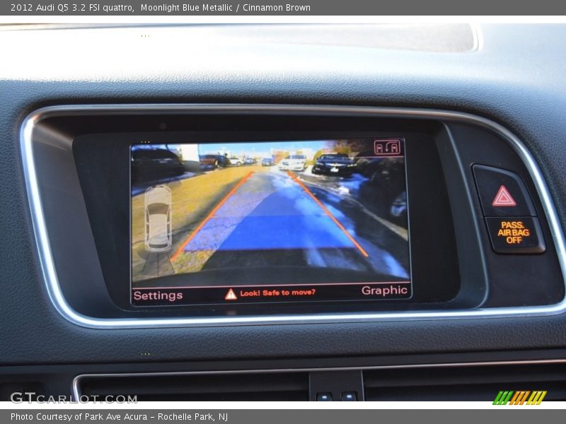 Moonlight Blue Metallic / Cinnamon Brown 2012 Audi Q5 3.2 FSI quattro