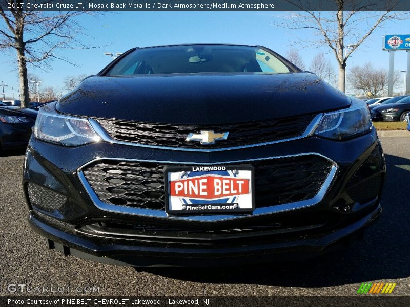Mosaic Black Metallic / Dark Atmosphere/Medium Atmosphere 2017 Chevrolet Cruze LT