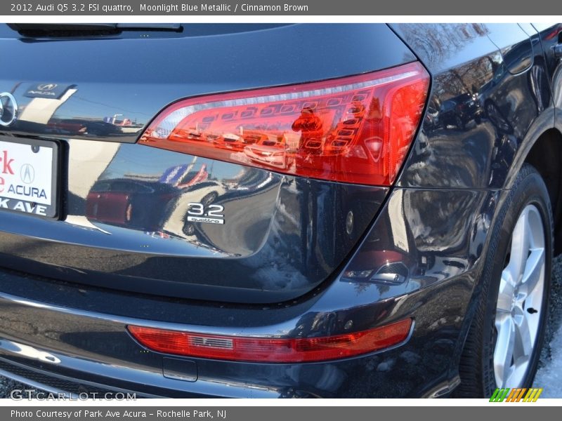 Moonlight Blue Metallic / Cinnamon Brown 2012 Audi Q5 3.2 FSI quattro