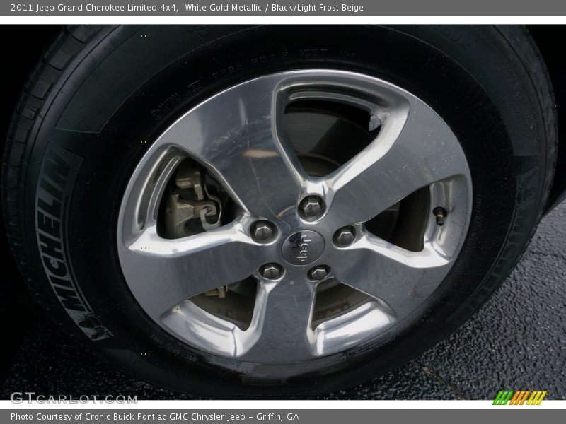White Gold Metallic / Black/Light Frost Beige 2011 Jeep Grand Cherokee Limited 4x4