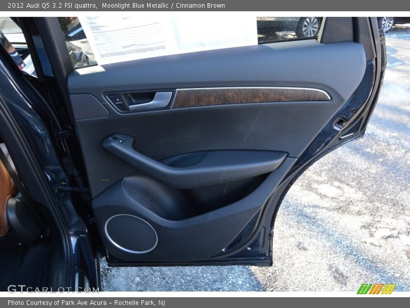 Moonlight Blue Metallic / Cinnamon Brown 2012 Audi Q5 3.2 FSI quattro