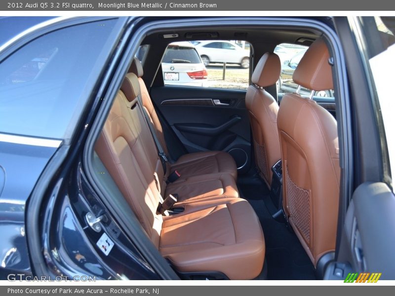 Moonlight Blue Metallic / Cinnamon Brown 2012 Audi Q5 3.2 FSI quattro