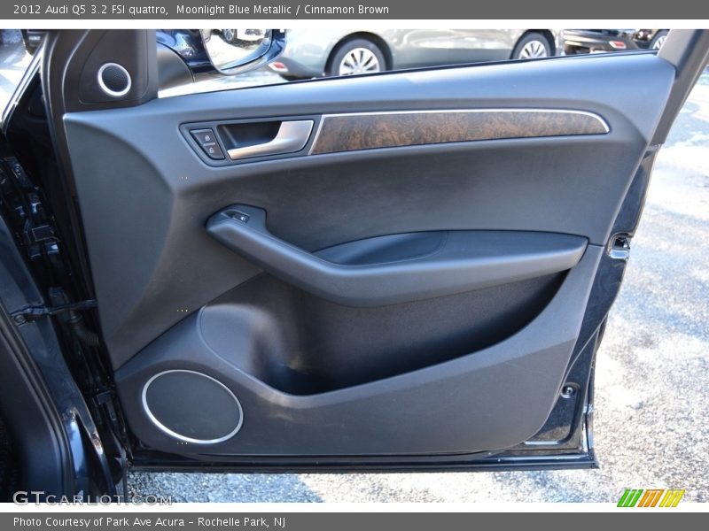Moonlight Blue Metallic / Cinnamon Brown 2012 Audi Q5 3.2 FSI quattro