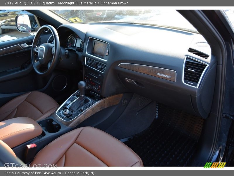 Moonlight Blue Metallic / Cinnamon Brown 2012 Audi Q5 3.2 FSI quattro