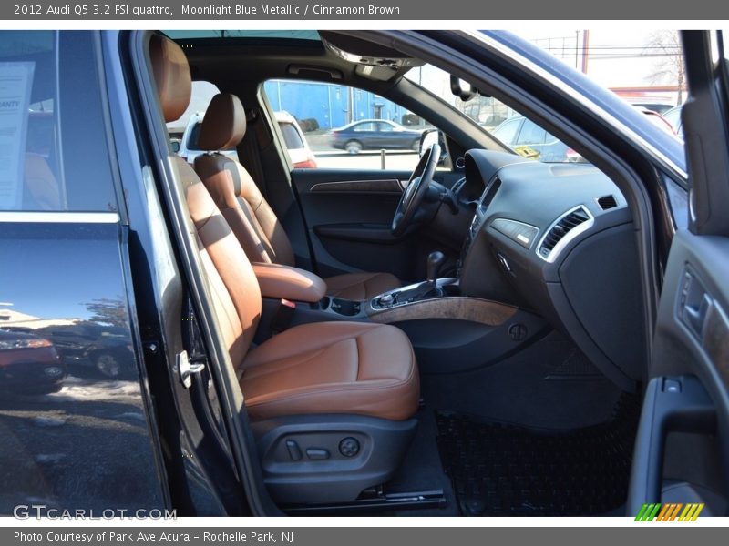 Moonlight Blue Metallic / Cinnamon Brown 2012 Audi Q5 3.2 FSI quattro