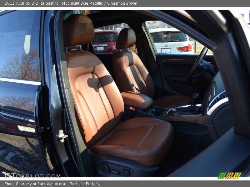Moonlight Blue Metallic / Cinnamon Brown 2012 Audi Q5 3.2 FSI quattro