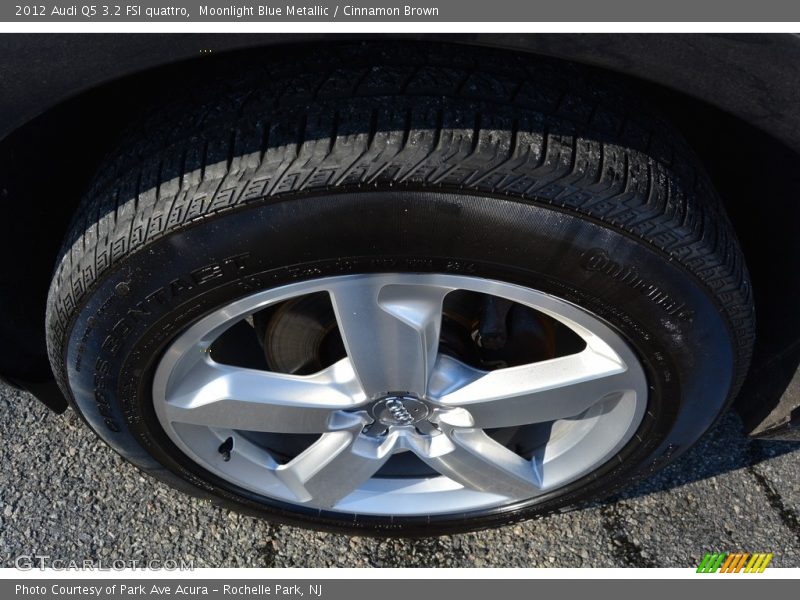 Moonlight Blue Metallic / Cinnamon Brown 2012 Audi Q5 3.2 FSI quattro
