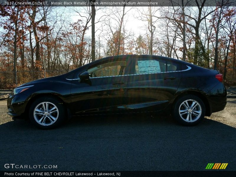 Mosaic Black Metallic / Dark Atmosphere/Medium Atmosphere 2017 Chevrolet Cruze LT