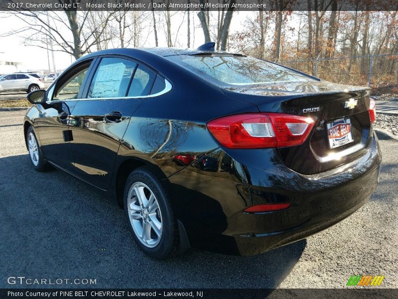 Mosaic Black Metallic / Dark Atmosphere/Medium Atmosphere 2017 Chevrolet Cruze LT