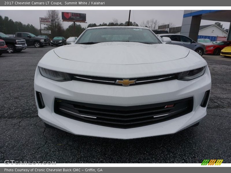 Summit White / Kalahari 2017 Chevrolet Camaro LT Coupe