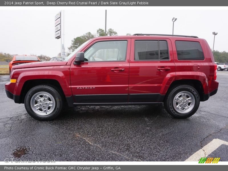 Deep Cherry Red Crystal Pearl / Dark Slate Gray/Light Pebble 2014 Jeep Patriot Sport