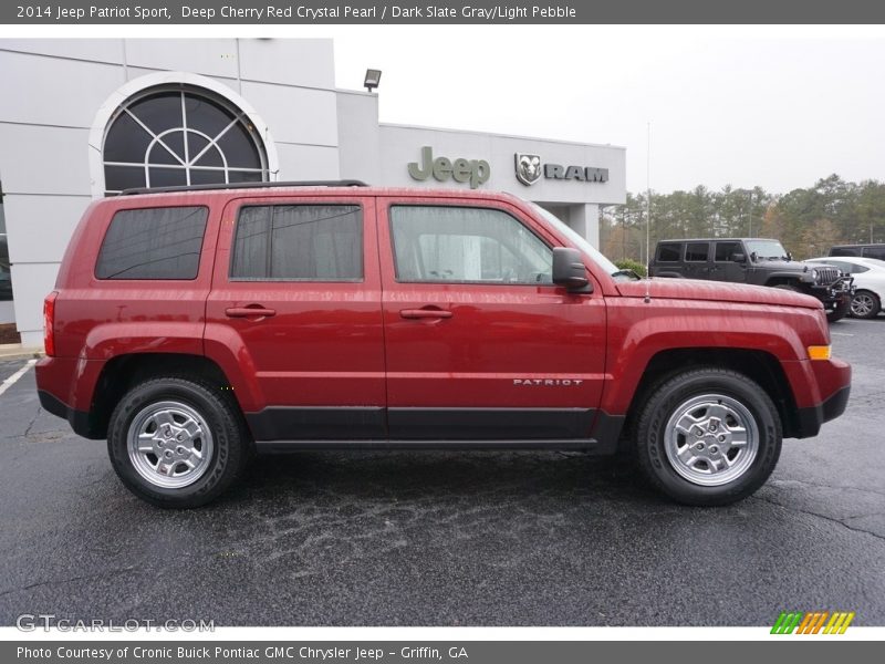 Deep Cherry Red Crystal Pearl / Dark Slate Gray/Light Pebble 2014 Jeep Patriot Sport