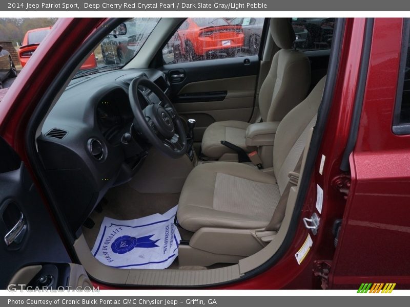 Deep Cherry Red Crystal Pearl / Dark Slate Gray/Light Pebble 2014 Jeep Patriot Sport