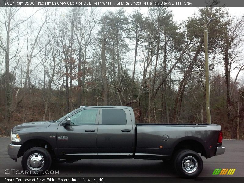  2017 3500 Tradesman Crew Cab 4x4 Dual Rear Wheel Granite Crystal Metallic