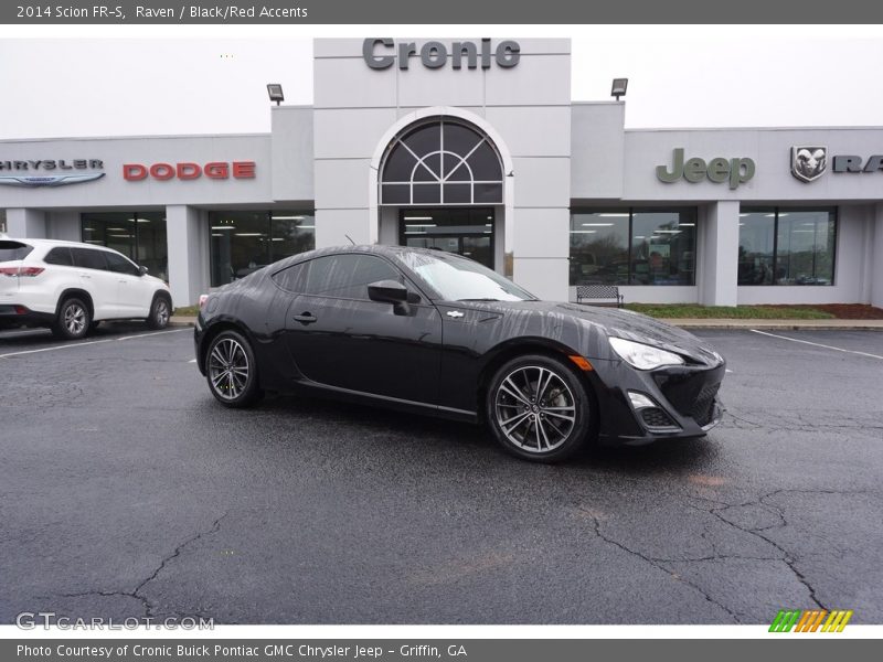 Raven / Black/Red Accents 2014 Scion FR-S