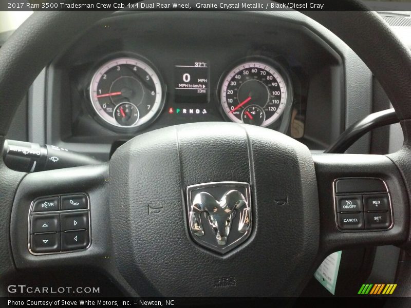  2017 3500 Tradesman Crew Cab 4x4 Dual Rear Wheel Steering Wheel