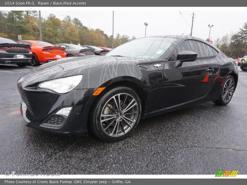 Raven / Black/Red Accents 2014 Scion FR-S